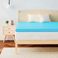 Airensky Memory Foam Mattress Topper Queen, Cooling Gel Infused High Density Topper with Removable Washable Cover, Bed Topper for Pressure Relief Back Pain, CertiPUR-US Certified, 3 Inch, 60"x80"