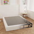 9 Inch Full Size Box Spring, Heavy Duty Metal Box Spring Bed Base with Fabric Cover, Mattress Foundation, Easy Assembly, Noise Free, Black