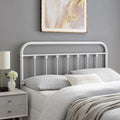 Modway MOD-6152-WHI Sage Twin Metal Headboard, White