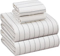 RUVANTI Flannel Sheets Full Size - 100% Cotton Double Brushed Bed Sheets Set, Deep Pockets 16 Inches, All Seasons Breathable & Extra Soft Full Sheets, Warm & Cozy, 4 Piece, Running Dots