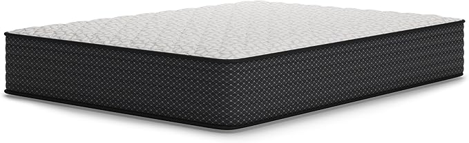 Signature Design by Ashley Limited Edition Firm 12 Inch Hybrid Mattress with Gel Memory Foam and Edge Support for Cool Sleep and Pressure Relief, Twin, Fiberglass Free, Mattress In A Box