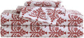 Eddie Bauer - Flannel Sheets Full Size, Anti-Pilling & Wrinkle Resistant Cotton, Touchably Soft for All-Season Comfort - Bed Sheets with Matching Pillowcases & Fitted Sheet (Jolly Trees Red)
