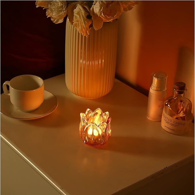 GOLDEAL 24Pcs Gold Votive Candle Holders, Thick Glass Tea Light Candle Holder Bulk, Tealight Candle Jars for Wedding Table Decor, Party Supplies, Bridal Shower Decorations, Centerpieces for Tables