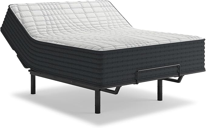 Signature Design by Ashley Hybrid 1300 13 Inch Plush Gel Memory Foam Mattress with Edge Support for Pressure Relief, King, Fiberglass Free, Mattress in A Box