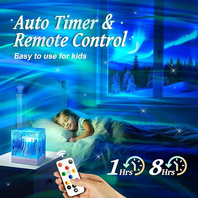 PIKOY Shower Lamp Shower Lights White Noise Sound Machine for Sleep Adults, Bluetooth+15 White Noise Machine Baby Sound Machine Baby, 18 Colors Shower Light Party Lights Indoor, Remote Warm Light Lamp