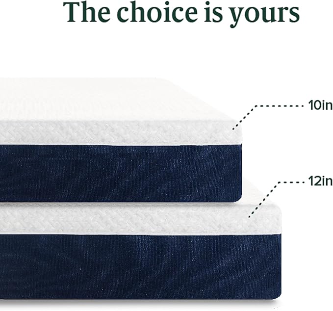 ZINUS 12 Inch Full Cooling Comfort Hybrid Mattress [New Version], Fiberglass Free, Medium Firm Feel, Motion Isolation, Certified Safe Foams & Fabric
