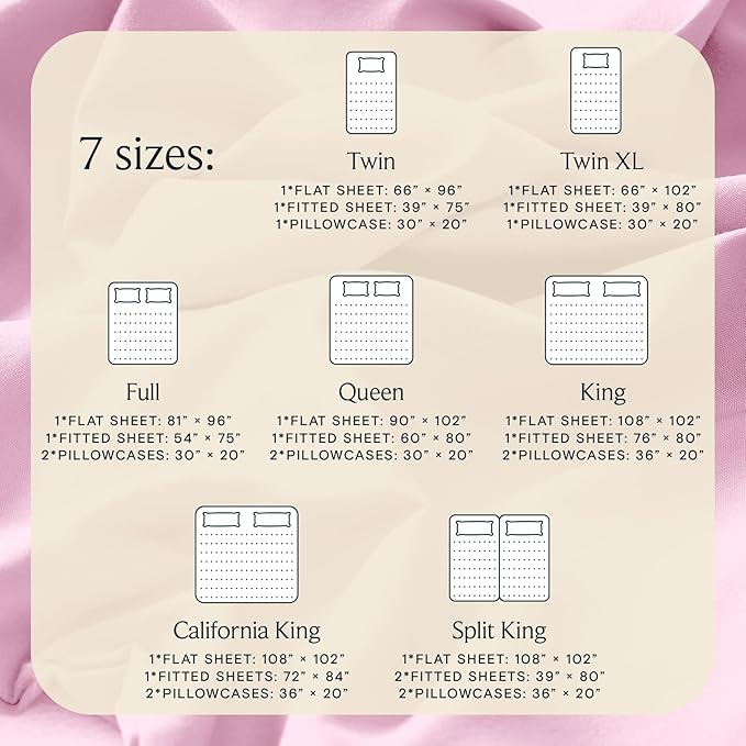 LuxClub 3 PC Sheet Set Bed Sheets Deep Pockets 16" Eco Friendly Wrinkle Free Cooling Machine Washable Hotel Bedding Silky Soft - Powder Pink Twin