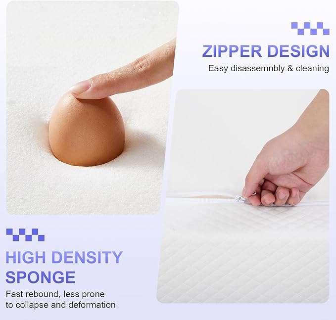 BestMassage | 10 Inch Twin XL Mattress | Gel Memory Foam | Medium Firm Feel | White | Bed in a Box, CertiPUR-US Certified | Pressure Relief, Cooling Ventilated Foam | Breathable Knit Cover