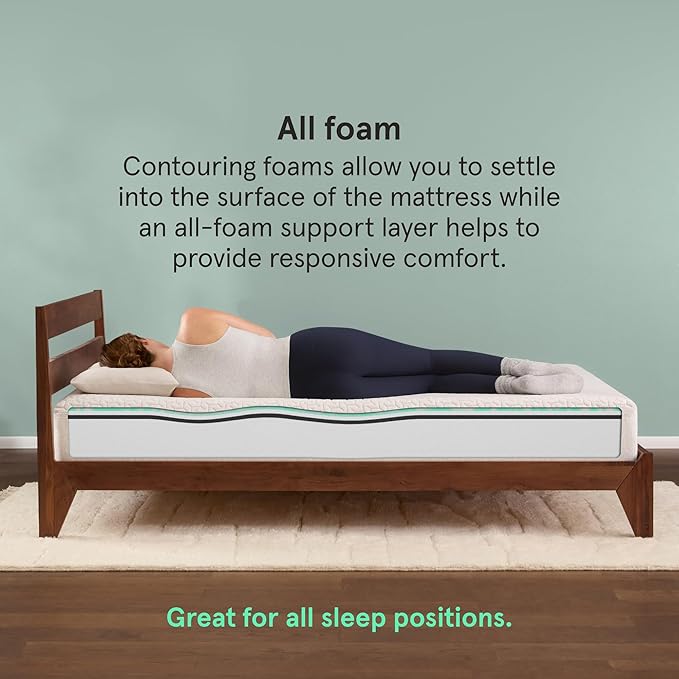 Tuft & Needle Kin Medium 12" Cal King Adaptive Foam Mattress in a Box, Cooling Gel, Pressure Relief, Durable Support, 100 Night Trial, Fiberglass-Free, CertiPUR-US, 10-Year Limited Warranty