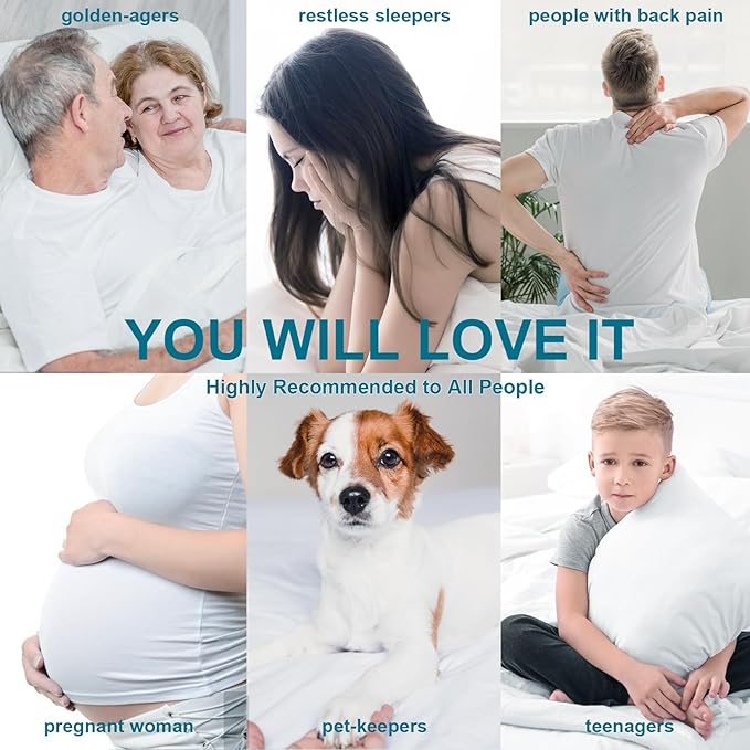 CHOKIT Twin Mattress Topper, Extra Thick Pillow Top Mattress Pad for Back Pain Relief, Cooling Bed Topper Mattress Cover with 8-21 Inch Deep Pocket