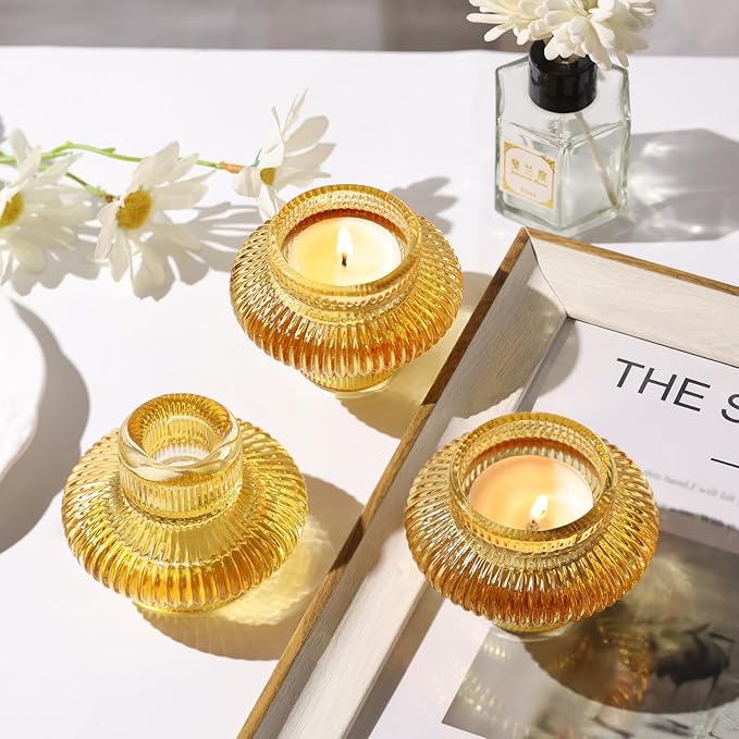 Candlestick Candle Holders 10 Pcs Candle Stick Holder Gold Taper Candle Holder Candle Stand for Wedding Party Thanksgiving Halloween Birthday Mantel Baby Shower Table Centerpieces Decor