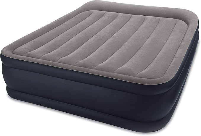 Intex Pillow Dura-Beam Series Rest Raised Airbed with Internal Pump (2020 Model)