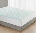 California Design Den Mattress Pad Twin XL Size, 3-Zone Cooling Quilted Mattress Pad for Dorm and Adjustable Split-King Beds