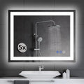 36 x 28 LED Bathroom Mirror with Lights Led Mirror Bathroom Lighted Large Wall-Mounted Vanity Mirror Smart Touch Button,Anti-Fog,Waterproof,Stepless Dimmable,Adjustable Color