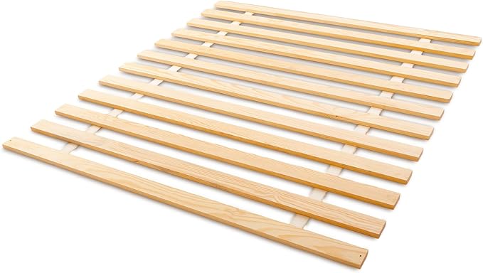 Hercules Xtreme Heavy-Duty Solid Pine Wood Platform Bed Support Slats, King Size - Mattress Support, No Box Spring or Bunkie Board Needed, Easy Assembly