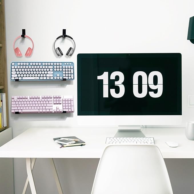 OHIYO Folding Wall Hook 2PCS Folding Coat Hooks for Hanging Heavy Duty Coat & Bag & Backpack & Hat & Headphone Foldable Coat Hooks Wall Mounted Saves Space (Black)