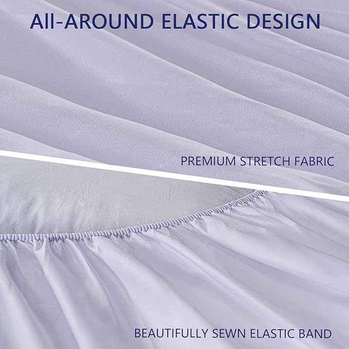 Marine Moon Mattress Topper Twin Plush Pillow Top Mattress Pad/Bed Topper, Fluffy Mattress Pad, Hotel Quality Down Alternative Pillow Topper