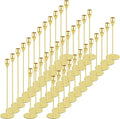 Gold Candlestick Holder Set of 36 for Taper Candles, Decorative Candle Holders Bulk Candle Stick Holders Taper Candle Holders for Table Centerpiece Wedding Dinning Party Anniversary Home Decor