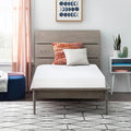 BestMassage | 6 Inch Twin Mattress | Gel Memory Foam | Medium Firm Feel | White | Bed in a Box, CertiPUR-US Certified | Pressure Relief, Cooling Ventilated Foam | Breathable Knit Cover