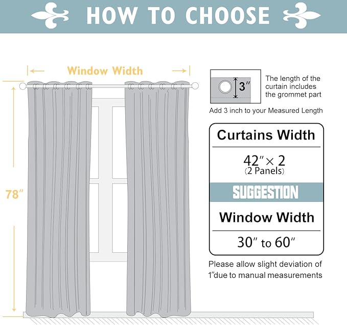 ChrisDowa 100% Blackout Curtains 78 inch Long for Bedroom with Black Liner, 2 Thick Layers Total Blackout Thermal Insulated Grommet Window Curtains 2 Panels Set (Cappuccino, 42 x 78 Inch)
