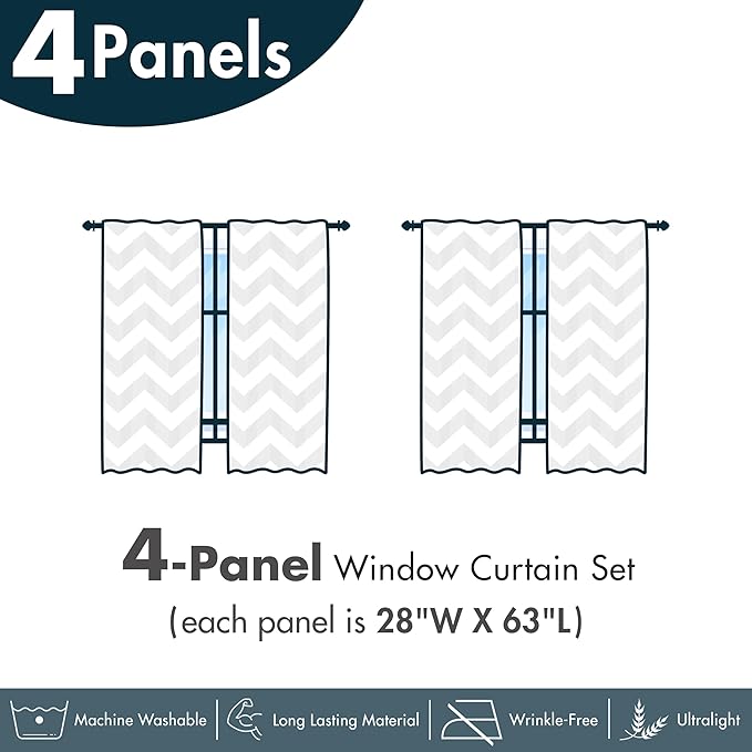 Ambesonne Cats Window Curtains Pack of 2, Modern Scandinavian Inspired Innocent Kitten Pattern with Leafy Details, Lightweight Set with Rod Pocket, 4 Panels of - 28" x 63", Pale Teal Pale Khaki Grey