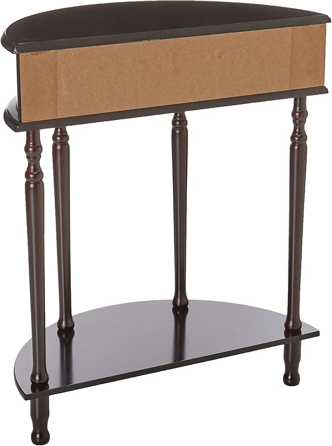 Frenchi Home Furnishing End Table/Side Table, Espresso Finish