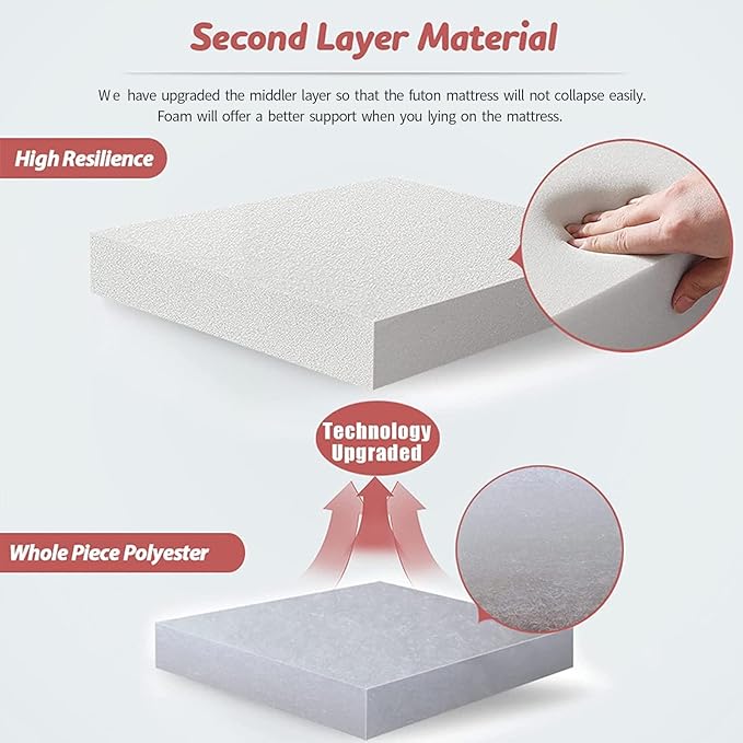 MAXYOYO Bohemian Retro Floor Mattress Vintage Floral Japanese Futon Mattress Roll Up Sleeping Bed King Portable Camping Mattress Floor Lounger Couch Bed Mattress Pad, King
