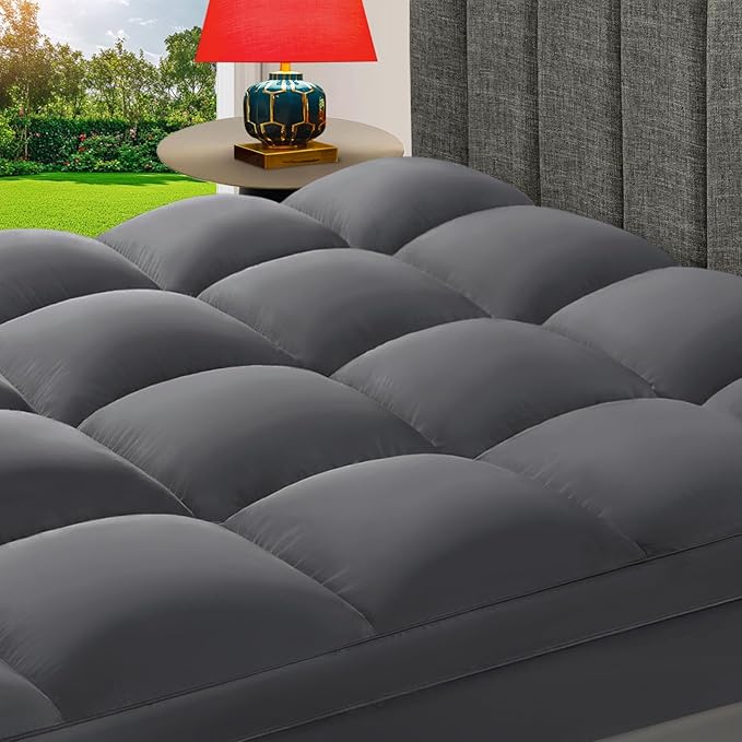 CHOKIT Twin Mattress Topper, Extra Thick Pillow Top Mattress Pad for Back Pain Relief, Cooling Bed Topper Mattress Cover with 8-21 Inch Deep Pocket