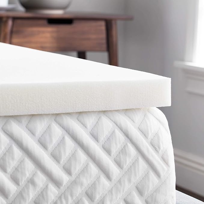 WEEKENDER Mattress Topper, Twin XL, 2 Inch, Ventilated Memory Foam - Ventilated Design - Relieves Pressure