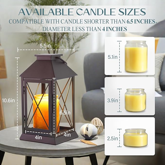 Candle Warmer Lamp with Timer Dimmable,Electric Candle Lamp Warmer for Jar Candles,Large Candle Warming Lamp,Fully Enclosed Designed and Hanging Up-Coffee Gold