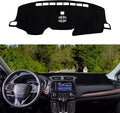 Dashboard Cover Mat Custom Fit for 2017-2022 Honda CR-V Dash Cover Nonslip Dash Mat Protector Sunshade No Glare Black