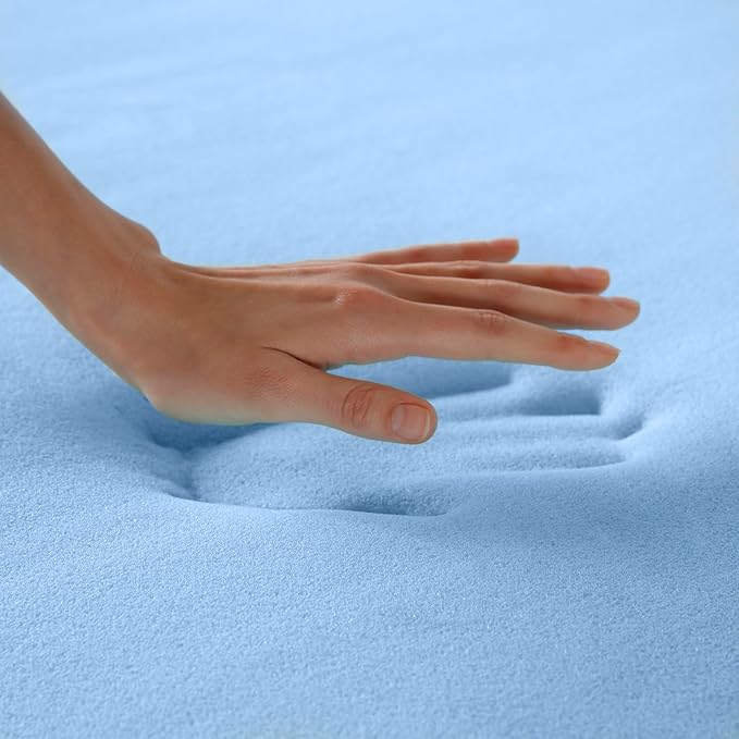 Serta Comfort Cool Memory Foam Mattress Topper, 1.5 Inch, Queen