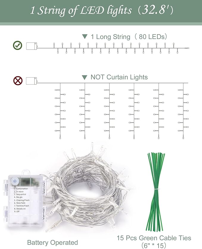 JACKYLED 80Ft 12 Pack Artificial Ivy Garland, Pothos Money Leaves with CE Certified 80 LED String Lights, Hanging Ivy Lights for Bedroom Garden Party Wall Room Decor