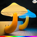 Night Lights Plug into Wall - 2-Pack Sensor LED Mushroom Light, Magic 7 Color Changing Cute Dream Bed Mushroom Lamp for Kids Adults Living Room Bedroom Kitchen, Bathroom Toilet, Stair Hallway Corridor