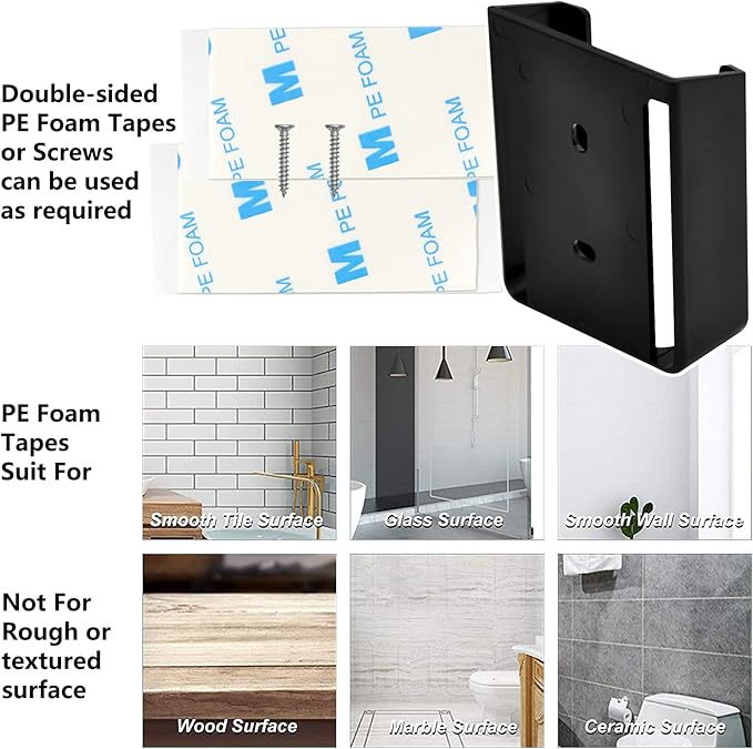 CENMING Ceiling Fan Remote Control Wall Mount Holder for Hampton Bay Home Decorators Collection Thermostatic Remote Model HD3 2AAZPHD3 KUJCE10320 TR222A 68108 98108 UC7225T (2 Pack)