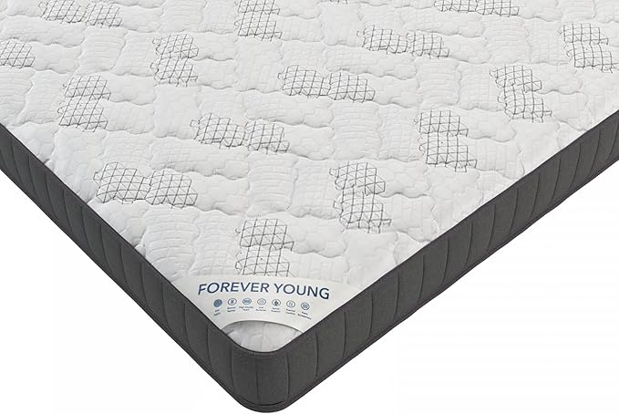 Ottomanson King 9" Hybrid Mattress - Medium-Firm Support - Made in USA - Individually Pocketed Coils & CertiPUR-US Foam - Fiberglass-Free - Bed in a Box