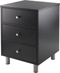 Winsome Daniel Accent Table, 15.75"W x 16.61"D x 22"H, Black