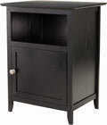 Winsome Henry Accent Table, 19 inches, Black