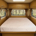 Foamma 3” x 28” x 72” Camper/RV Travel Memory Foam Bunk Mattress with Cover, Made in USA, Comfortable, Travel Trailer, CertiPUR-US Certified