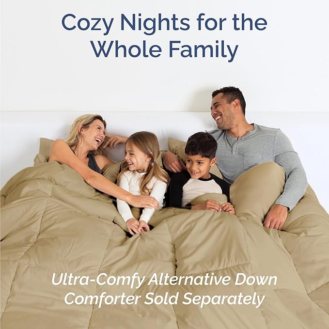 Twin 4 Piece Sheet Set - Comfy Breathable & Cooling - Ultra Soft Hotel Luxury Bedding Set with 8-16 Inch Deep Pockets - 1 Flat & 1 Fitted Sheet & 2 Pillowcases - Cozy, Wrinkle Free & Easy Care - Beige