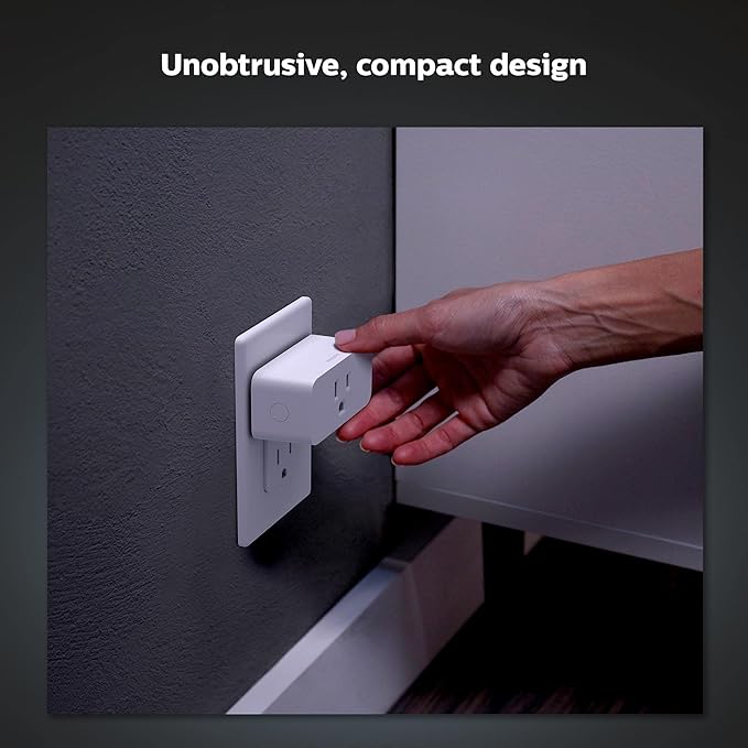 Philips Hue Smart Plug, White - 2 Pack - Turns Any Light Into a Smart Light - Control with Hue App - Compatible with Alexa, Google Assistant, and Apple HomeKit