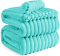 Bedsure GentleSoft Blue King Size Blanket for Bed - Cozy Soft Blankets for Women, Cute Small Fleece Throws for Girls, Birthday Gifts for Women Decor Gifts for Mom, Blue Fog, 108x90 Inches