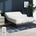 Nectar Premier Full Adjustable Base & 13” Mattress (New Version) - Head & Foot Incline - Medium Firm Memory Foam - Cooling Upgrade - 3 Massage Settings - 365-Night Mattress Trial & Forever Warranty