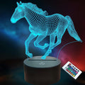 Horse Toys Night Light, Horse Stuff 16 Colors Changing Lamp with Remote Control, Horses Gifts for Girls' Room, Birthday, Holiday and Xmas Day