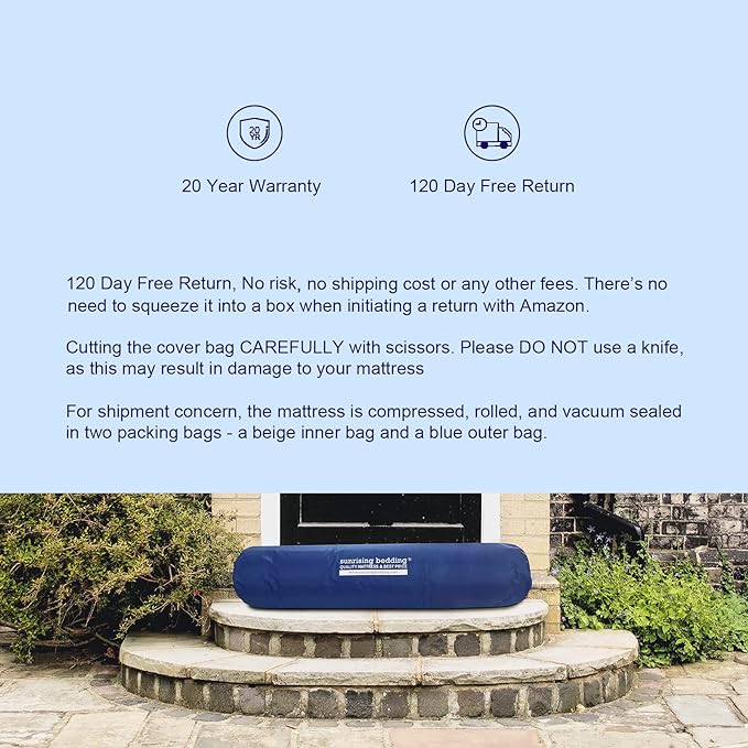 California King Size Foam and Spring Hybrid Mattresses, 10 Inch Medium Firm Mattress in a Box with Individual Pocket Coils, Edge Supportive, CertiPUR-US Certified