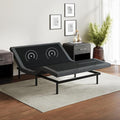 Full Premier Adjustable Base with Massage, Wireless Remote, USB Port-Ergonomic Head and Foot Incline