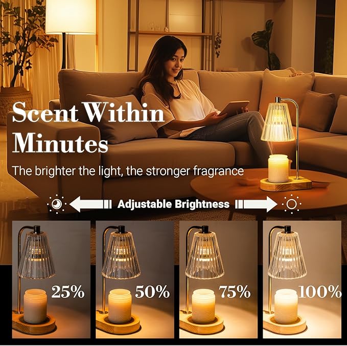Marycele House Warming Gifts New Home, Candle Warmer Lamp Housewarming Gifts for Couples Women Friends, Wax Melt Warmer Lamp, Unique Gift Ideas for Home Living Room Decor