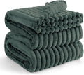 Bedsure GentleSoft Mallard Green Fleece Blanket for Couch - Cozy Soft Blankets for Women, Cute Small Throws for Girls, 90x90 Inches