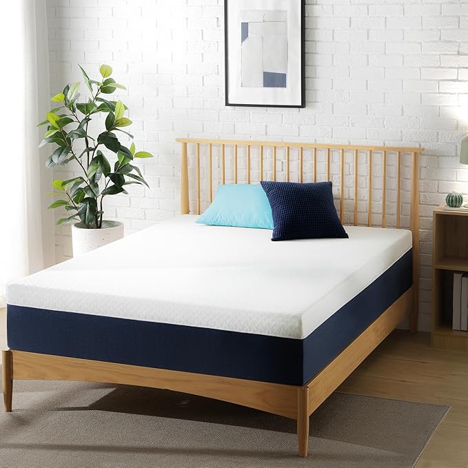 ZINUS 12 Inch Full Cooling Comfort Hybrid Mattress [New Version], Fiberglass Free, Medium Firm Feel, Motion Isolation, Certified Safe Foams & Fabric