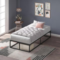 ZINUS Joseph Metal Platforma Bed Frame, Mattress Foundation, Wood Slat Support, No Box Spring Needed, Sturdy Steel Structure, Twin